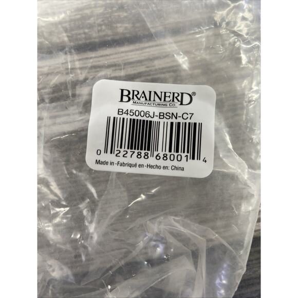 Brainerd 1-Hook 3.14" x 5.61" Satin Nickel Decorative Wall Hook Lot Of 4 - Picture 7 of 8